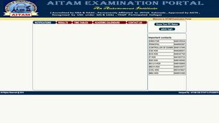 
                            3. AITAM Examination Portal