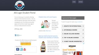 
                            11. AIU Login - Student Portal