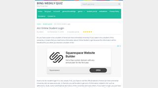 
                            9. AIU Online Student Login - bingweeklyquiz.com