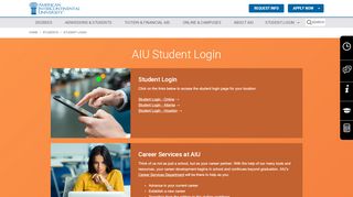 
                            8. AIU Student Login | American Intercontinental …