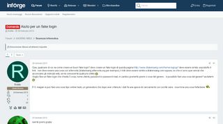 
                            8. Aiuto per un fake login | Inforge - Forum Hacker, Giochi ...