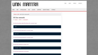 
                            6. AIX User commands - UnixMantra