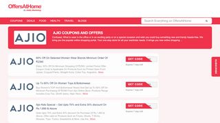 
                            7. Ajio Coupon Codes | Flat 80% Promo Codes | Ajio …