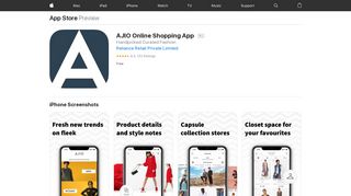 
                            11. ‎AJIO Online Shopping App on the App Store - apps.apple.com