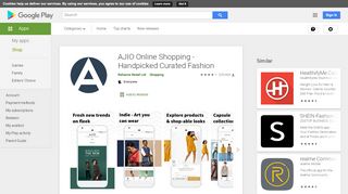 
                            9. AJIO Online Shopping - Handpicked Curated Fashion - Apps ...