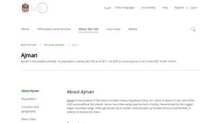 
                            6. Ajman - The Official Portal of the UAE Government