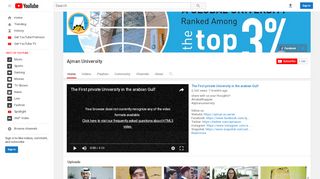 
                            5. Ajman University - YouTube