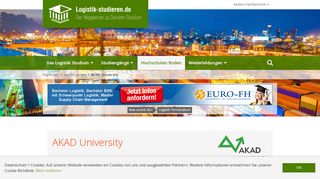 
                            5. AKAD University | Logistik-Studieren.de