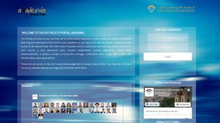 
                            7. aKademia - AUE Faculty Portal