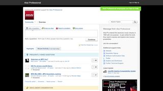 
                            3. Akai Professional Customer Community - getsatisfaction.com