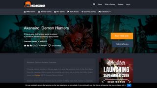 
                            1. Akaneiro: Demon Hunters - Free MMO Games