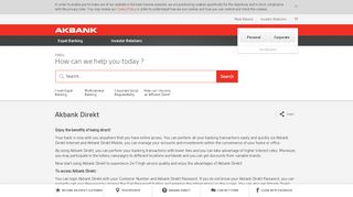 
                            3. Akbank Direkt