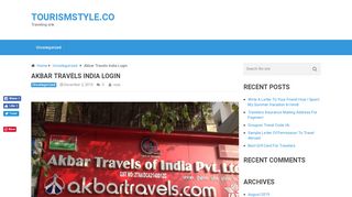 
                            3. Akbar Travels India Login | tourismstyle.co