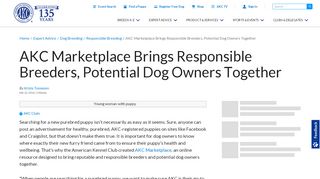 
                            5. AKC Marketplace Brings Responsible Breeders, Potential Dog ...