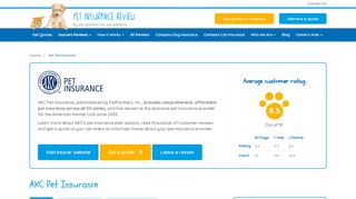 
                            5. AKC Pet Insurance | Pet Insurance Review