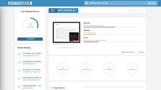 
                            8. Akcp-sensor.de - SEO Checker - Website Review