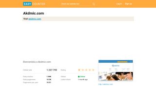 
                            3. Akdmic.com: Bienvenidos a Akdmic.com - Easy Counter