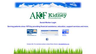 
                            1. AKF Social Worker Login