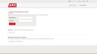 
                            3. AKG Software: Kunden-Login