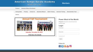 
                            4. AKKA | Members - American Kempo Karate Academy