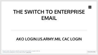 
                            5. ako login.us.army.mil cac login – The Switch To …