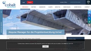 
                            7. Akquise Manager für die Projektentwicklung (m/w)