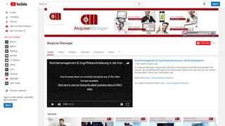 
                            4. Akquise Manager - YouTube