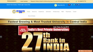 
                            3. AKS- India's Leading Best Private University | AKS …