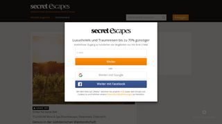 
                            3. Aktuelle Angebote | Sparen Sie bis zu 70% ... - Secret Escapes