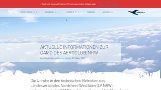 
                            2. Aktuelle Informationen zur CAMO des ... - AEROCLUB | NRW