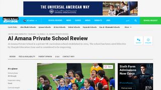 
                            8. Al Amana Private School Review - WhichSchoolAdvisor