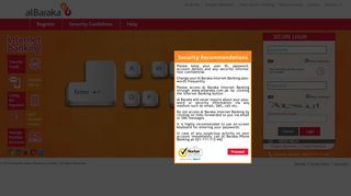
                            1. Al Baraka Bank Internet Banking > IB Login