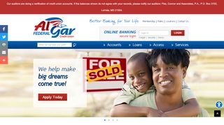 
                            3. Al Gar FCU - Cumberland and Frostburg, MD