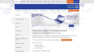 
                            3. Al Mubasher Registration - Al Rajhi Bank