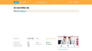 
                            8. Al-vermittler.de: Vermittlerportal - Easy Counter