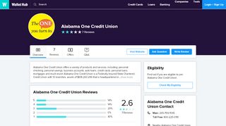 
                            7. Alabama One Credit Union Reviews - WalletHub