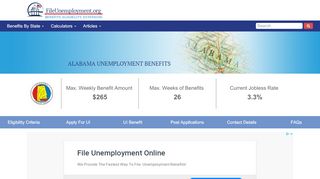 
                            2. Alabama Unemployment - Benefits, Eligibility & Claims