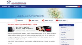 
                            3. Alabama Unemployment Weekly Claims