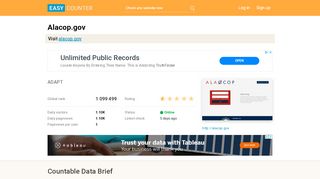 
                            6. Alacop.gov: ADAPT - Easy Counter