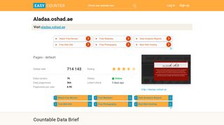 
                            3. Aladaa.oshad.ae: Pages - default - Easy Counter