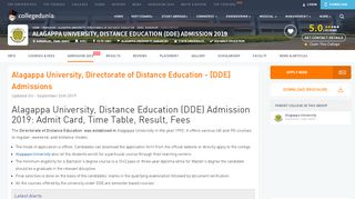 
                            9. Alagappa University, Distance Education (DDE) …