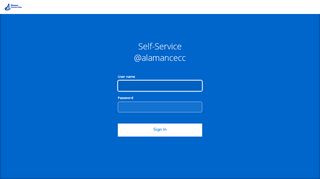 
                            5. AlamanceCC Self-Service - Self-Service @alamancecc