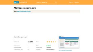 
                            7. Alamoaces.alamo.edu: Alamo Colleges Login - Easy Counter