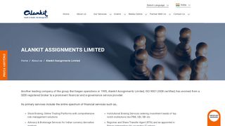 
                            1. Alankit Assignments Limited - Alankit