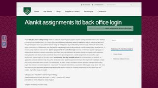 
                            5. Alankit assignments ltd back office login - sufipages.com