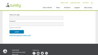 
                            8. Alarm.com Login | Surety