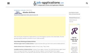 
                            9. Alaska Airlines Application, Jobs & Careers Online