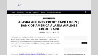 
                            5. Alaska Airlines Credit Card Login | Bank of America Alaska ...