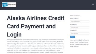 
                            6. Alaska Airlines Credit Card Payment - Login - Address ...