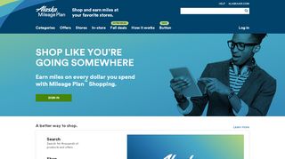 
                            1. Alaska Airlines Mileage Plan Shopping: Shop Online & Earn ...